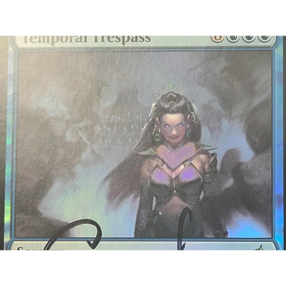 Temporal Trespass – Artist Proof AP – Foil – Signed White Back MTG Fate Reforged - Picture 2 of 7